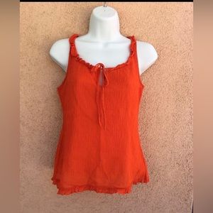 Old navy bright orange summer blouse